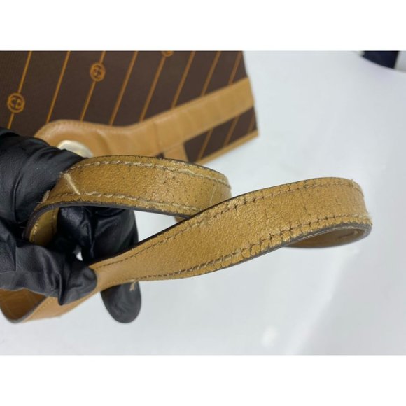 GUCCI Vintage XL Tote Bag in Canvas Fabric w/ - Picture 13 of 15